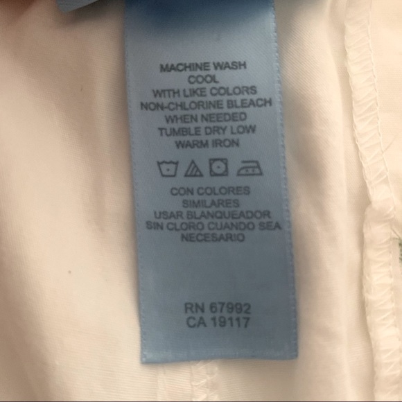 SO Blue Sigrid Olsen White Capri Pants - Picture 8 of 8